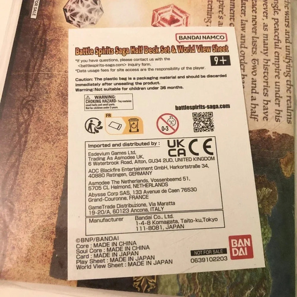 Battle Spirits Saga Half Deck Set and World View Sheet Bandai Namco - Picture 5 of 11